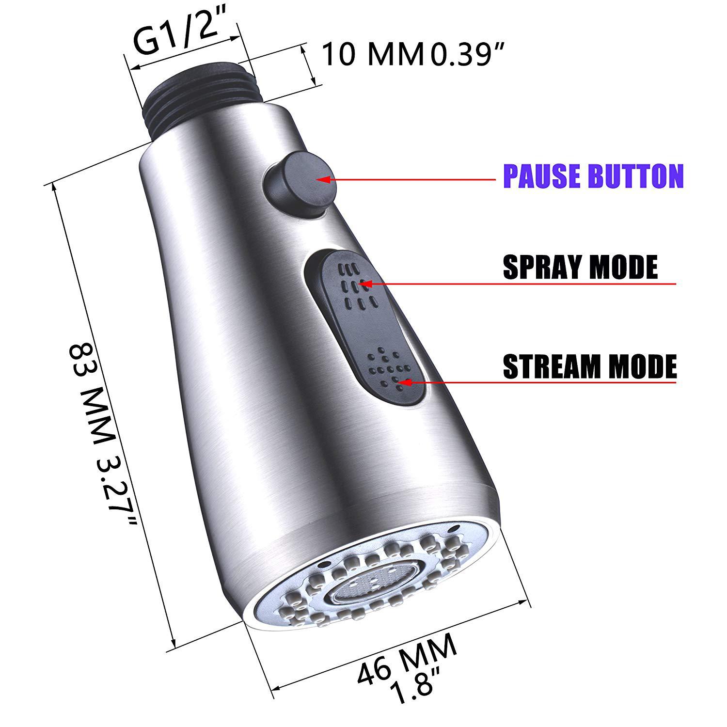 Factory bathroom sink, pull-out faucet, pull-out kitchen showerhead, three-function, can pause the pull-out showerhead undefined