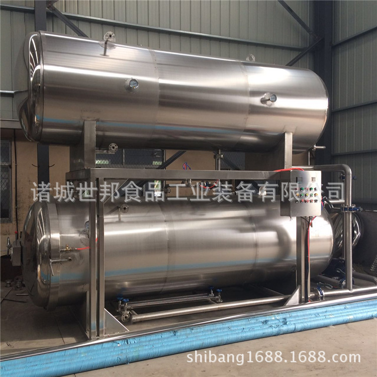 八宝粥回旋式灭菌锅 黑龙江玉米棒真空包装后杀菌 杀菌锅生产厂家