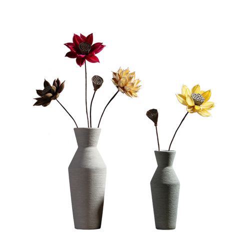 Nordic style simple furnishings TV cabinet living room furnishings creative brushed vases flower arrangements home decorations