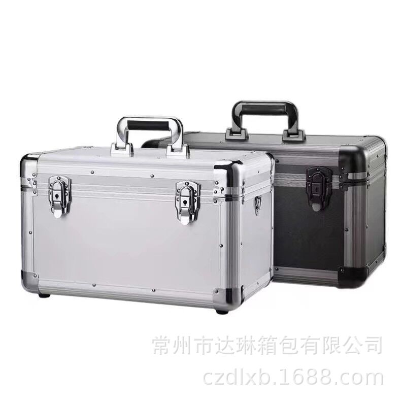 Manufactor Customized Aluminum case Aluminum toolbox multi-function Suitcase Instrument case Makeup box