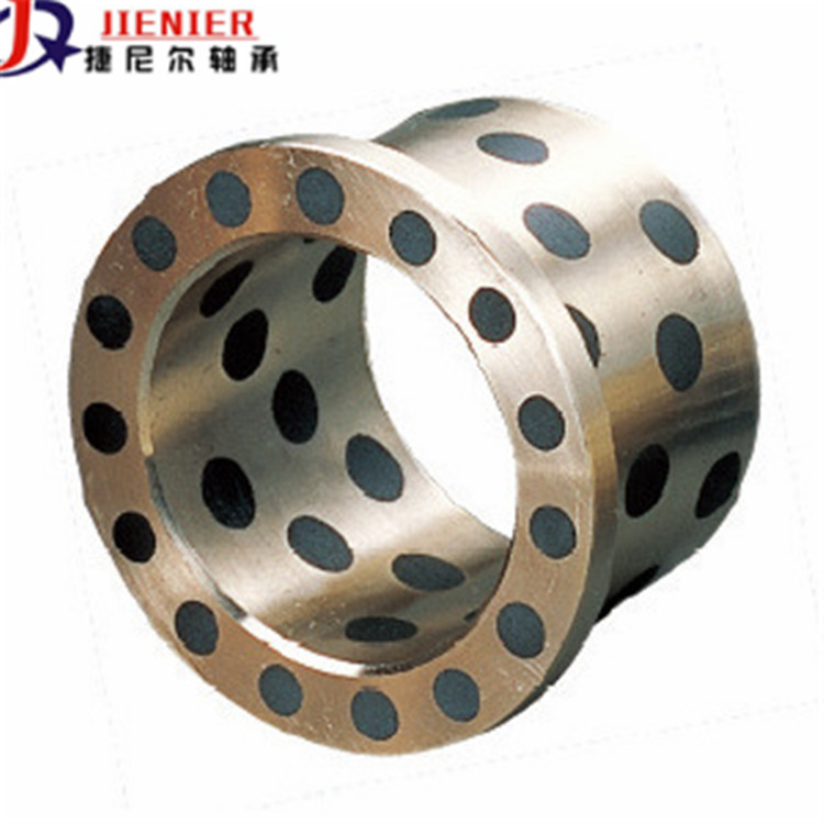 Oil-free self lubrication Graphite Copper sleeve solid Set wear-resisting bushing Guide sleeve Bearing 383040 Copper Alloy