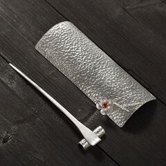 Factory-direct pure tin tea scoop, handcrafted hammered-pattern tea pillow, tea shovel, tea needle, and Tea Ceremony Six Gentlemen Set accessories