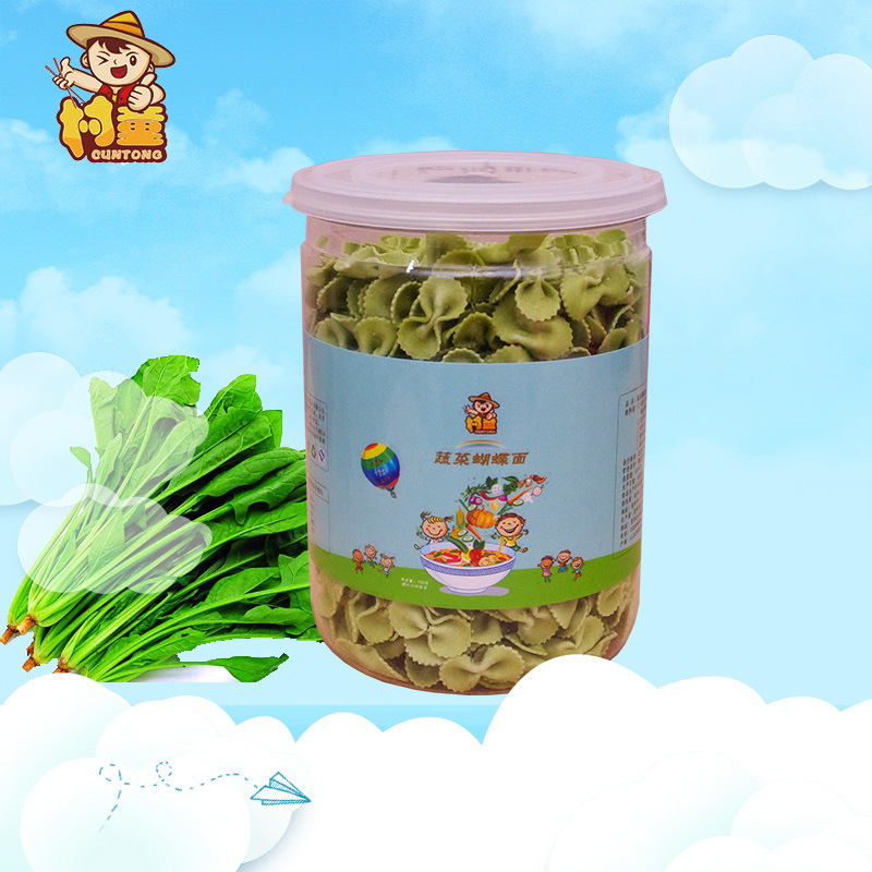 Spinach and Butterfly Noodles Baby noodles Color pasta Baby nutrition noodles Baby children Complementary food wholesale