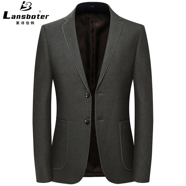 young and middle-aged suit men’s Korean version of self-cultivation suit