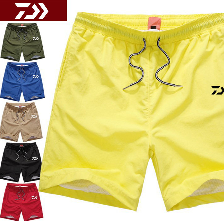 钓鱼裤钓鱼服速干裤男女夏季速干透气短裤五分裤钓鱼防晒服沙滩裤|ru