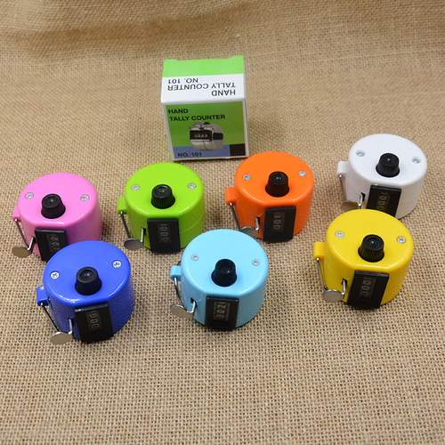 Jinghui Manufacturer 4-Digit Manual Plastic Candy Color Counter Mechanical Cabin People Flow Station Pier Points