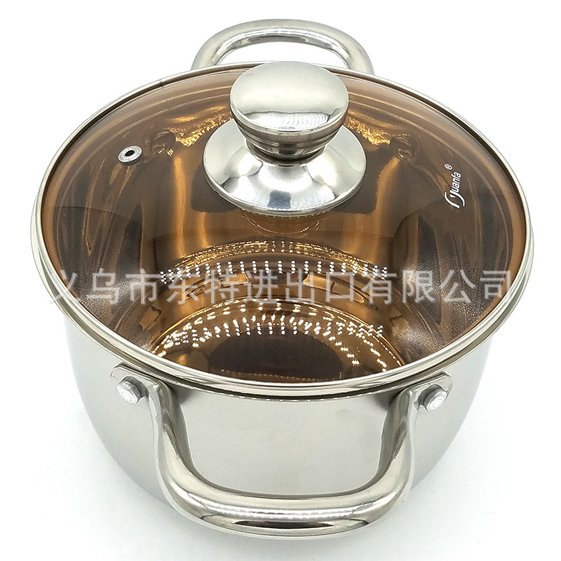 Factory direct sales of stainless steel soup POTS, new composite steel soup POTS, household thickened stewing POTS, high-end gift POTS detail image 3