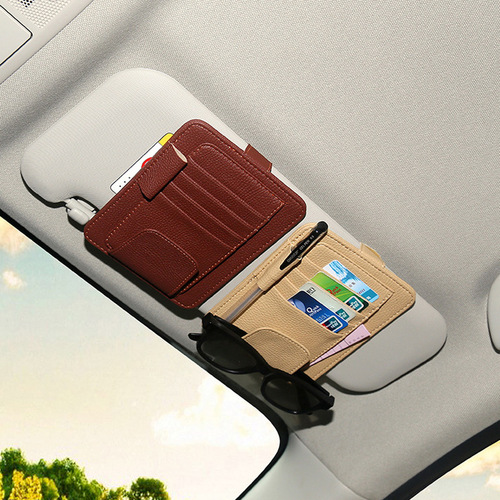 Car sun visor CD clip glasses clip card clip sunglasses clip car bill clip small ticket storage bank card clip