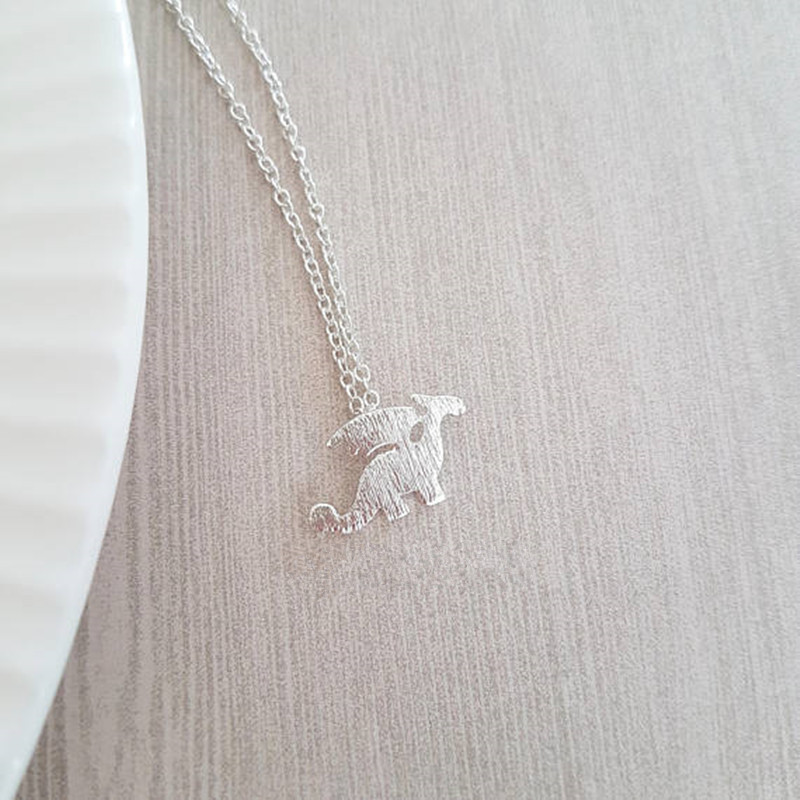 Exclusif Pour Croix-frontière Dinosaure Collier Femelle Mignon Petit Dinosaure Peu Flying Dragon Collier De Bande Dessinée Petit Dragon Collier Clavicule Chaîne En Gros display picture 5