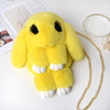 Fashionable children's plush rabbit, chain, bag strap, worn on the shoulder