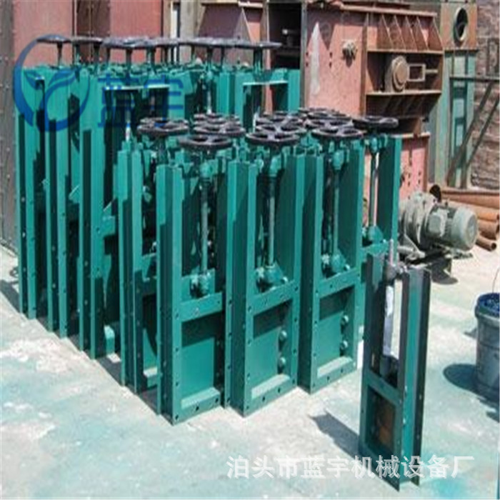 气动插板阀 400*400常规插板阀 手动涡轮插板门不锈钢闸阀  闸阀