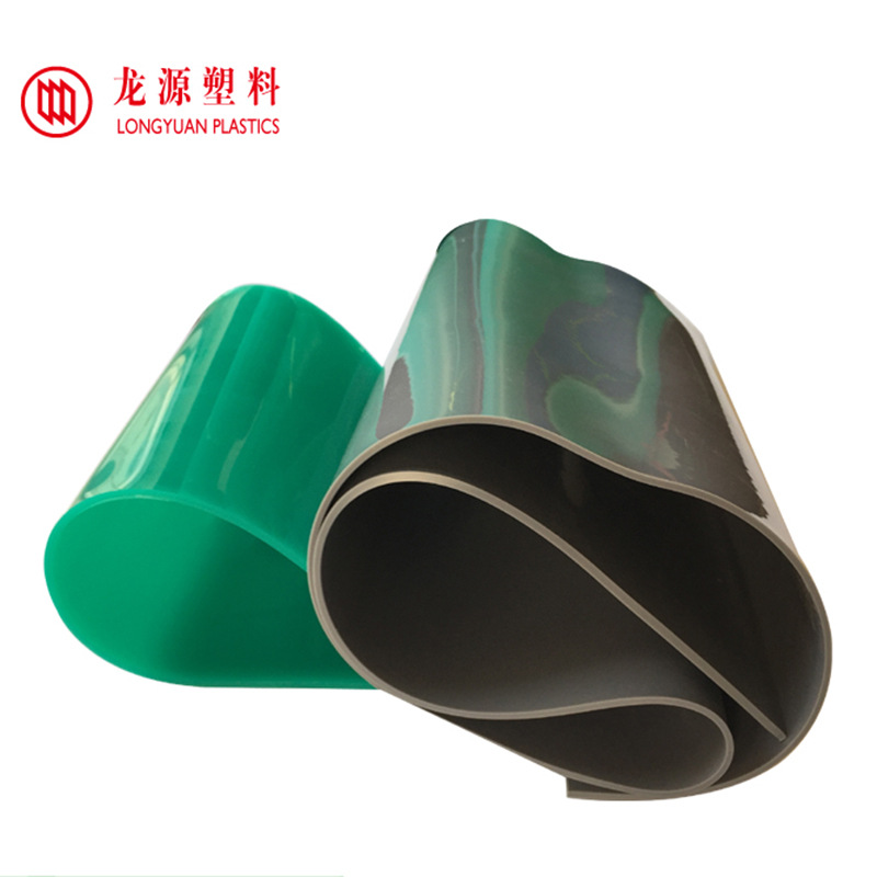 山东厂家专业生产批发彩色PVC板材 防腐抗压耐磨软性板 绿软板