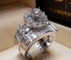 Accessory, wedding ring for beloved, wish, European style