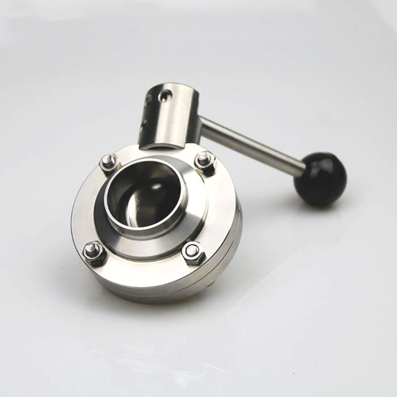 �±겻��ֺ��ӵ���DIN 11851WELDING BUTTERFLY VALVE