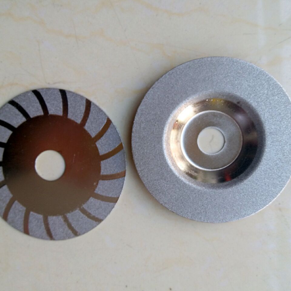 电镀金刚石磨切片金刚石切片 合金陶瓷打磨片切片4寸玻璃切片