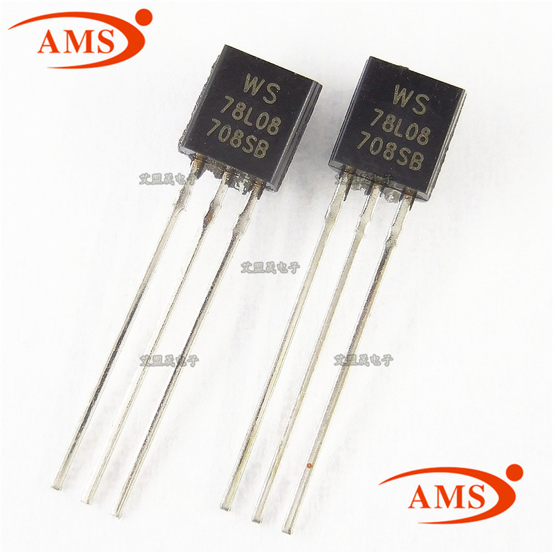 WS78L08 78L08 TO-92 直插三端稳压芯片 CJ/长电 全新现货