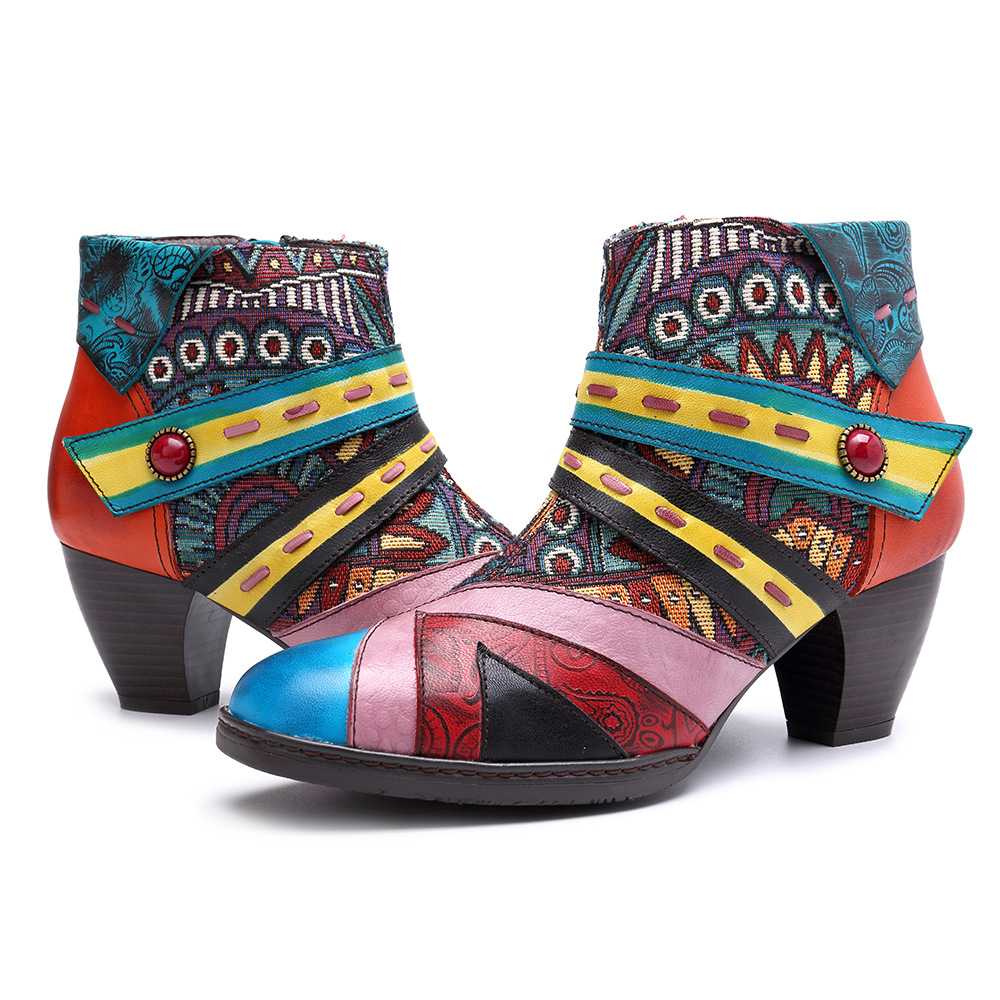 Bottes femme en En cuir - Ref 3354816 Image 13