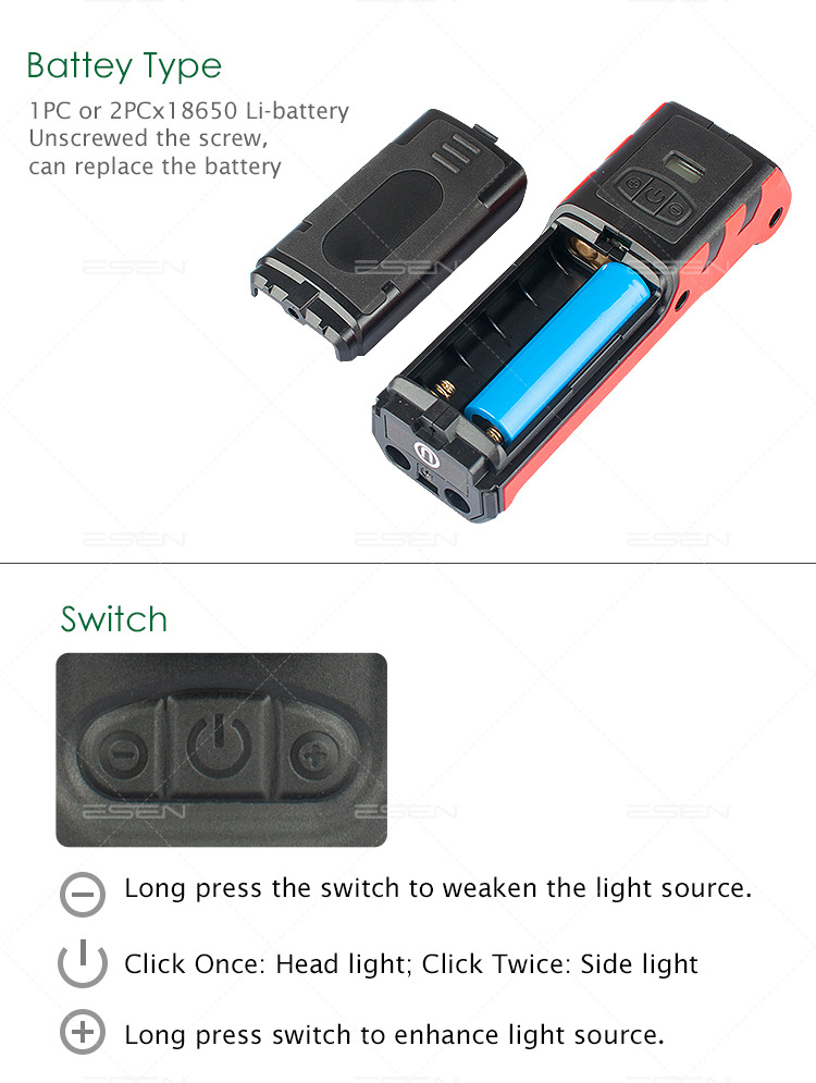 Torche de survie 5W - batterie 2000 mAh - Ref 3400113 Image 14