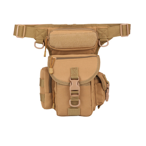 Factory wholesale waterproof Oxford cloth army camouflage style shoulder crossbody reporter photography sports new leg bag
