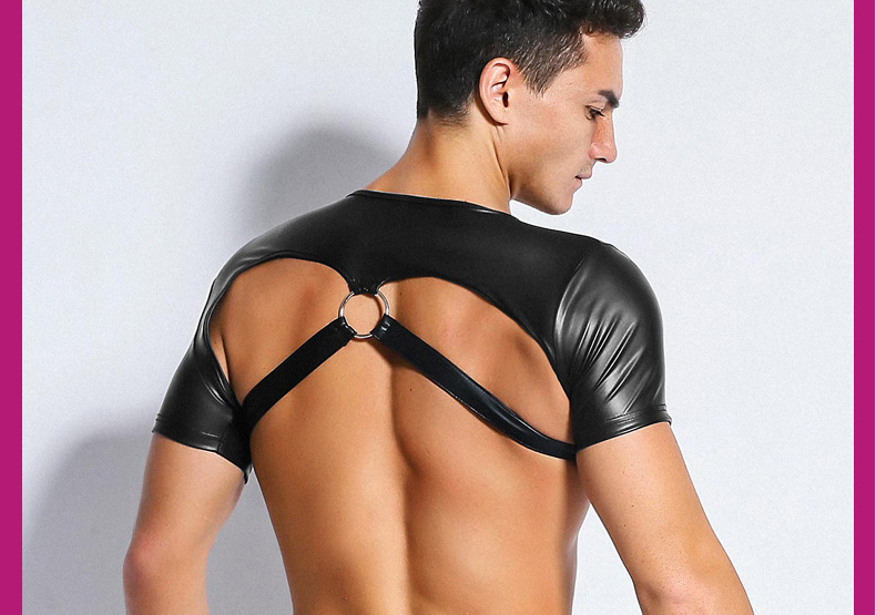 Leather Night Top Image 1