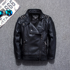Children's Leather Jackets 2024 Spring and Autumn New Korean Style Boys' Leather Jackets Fashion Children's Leather Jackets Girls Manufacturer