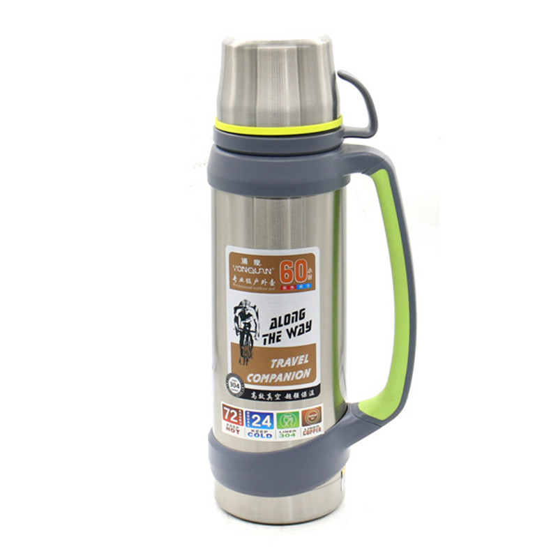 湧泉不鏽鋼真空保溫壺大容量旅行壺旅遊水壺戶外車載壺2.6L