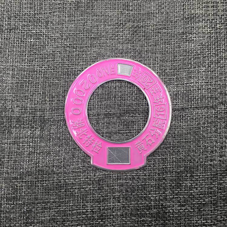 液化气 煤气瓶 钢瓶检验铝牌 冲压铭牌 铝质锅炉凹凸检验牌定制