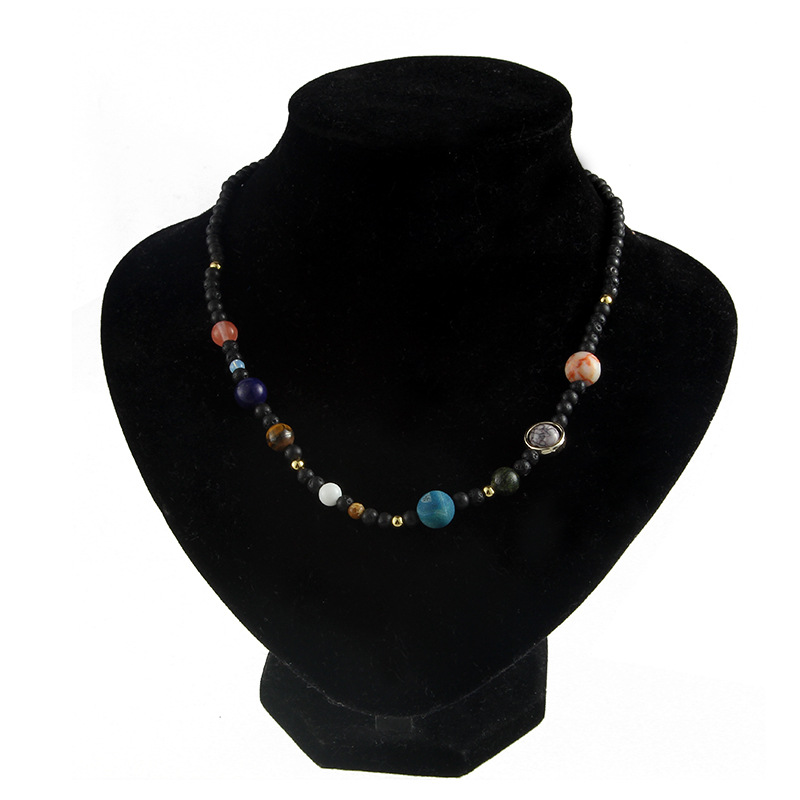 Natural Stone Beaded Necklace