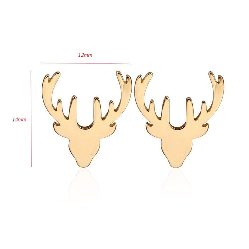 Grenz Überschreitende Lieferung Von Kleinen Schwalben Ohrringe, Vogel Ohrringe, Umwelt Freundliche Galvani Sierte Gold-und Silber-rosen-dreifarbige Friedens Tauben Ohrringe display picture 2