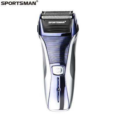 SPORTSMAN SM-522电动男士剃须刀水洗二合一修鬓发网复式刮胡刀