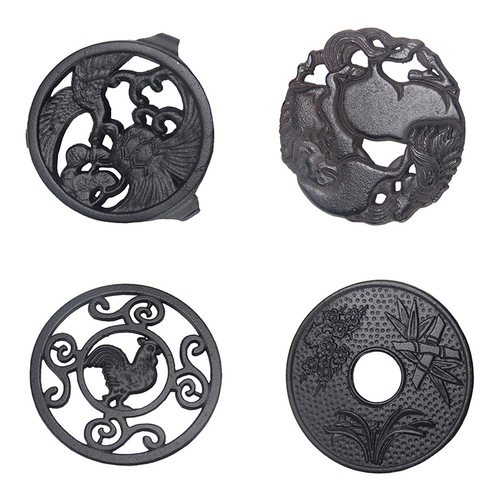 Cast iron pot mat, glass pot, copper pot, silver pot, tea pot, insulated pot holder, tea ceremony spare parts, tea set, retro pot wholesale
