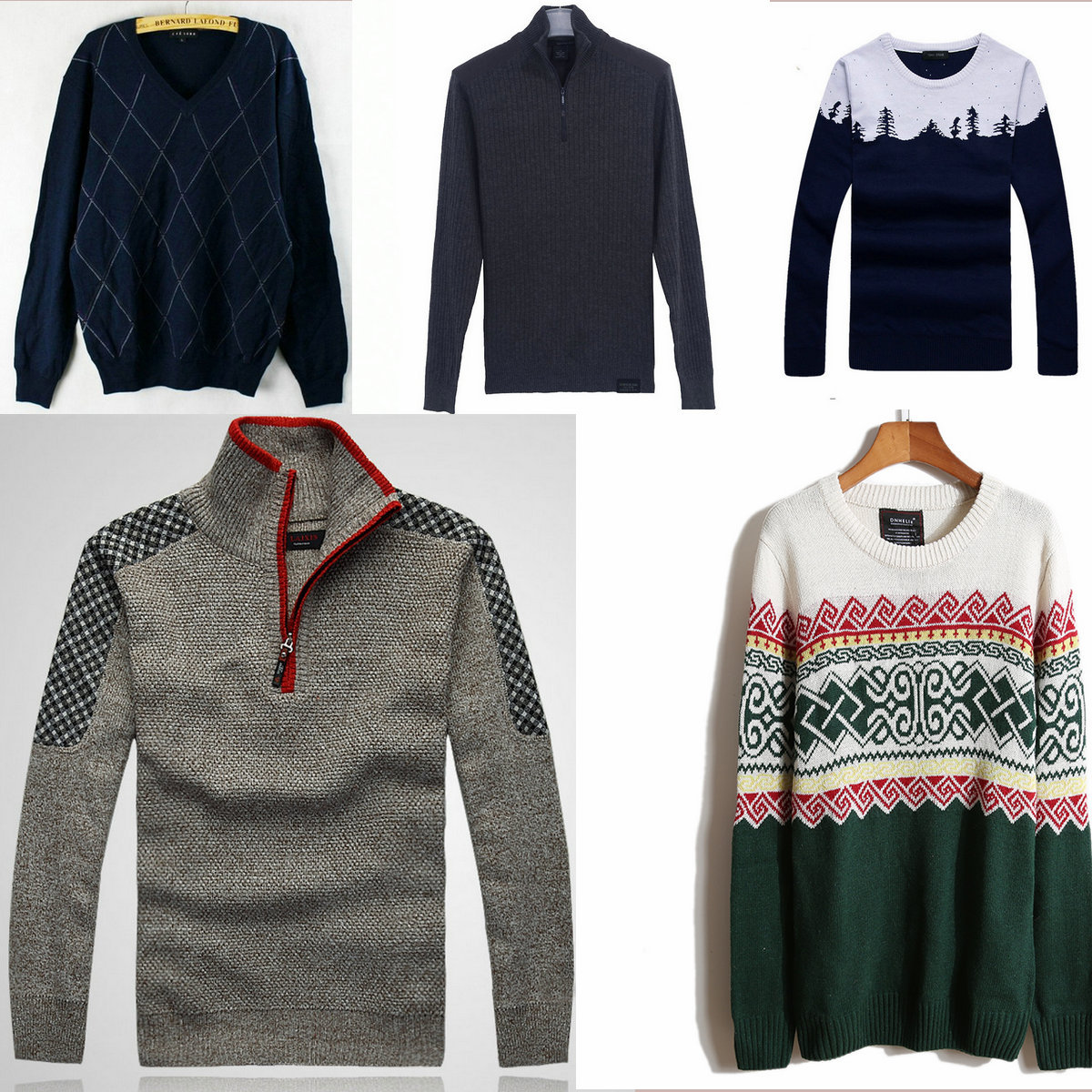 低价清货 2018羊毛衫男 针织衫毛衣男秋冬款 加大地摊货源2元处理