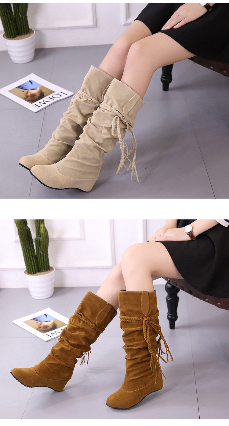 Bottes femme en Daim - Ref 3354693 Image 37