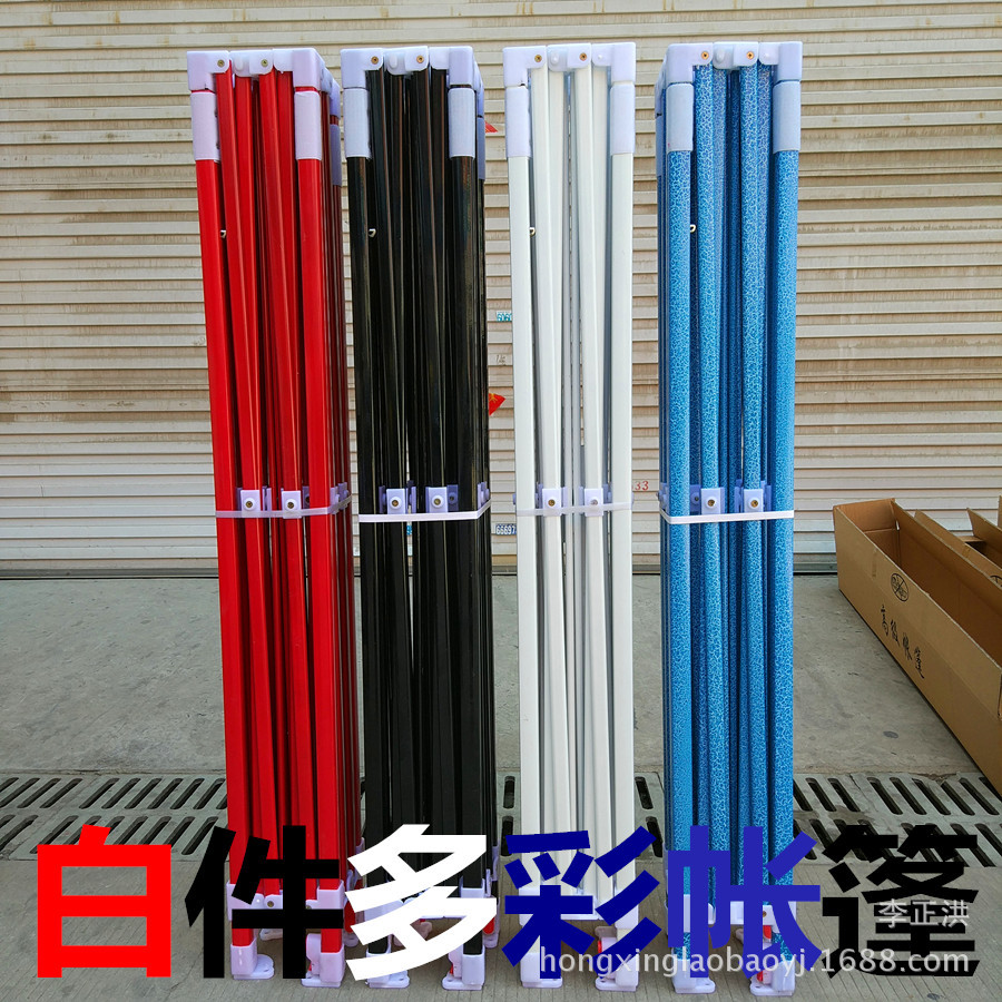广告帐篷展销四角脚自弹半自动帐篷活动促销摆摊户外印刷批发|ru
