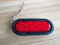 6 inch LED Oval Rear lamp automobile Oval Taillight 6inch Motorcycle angel