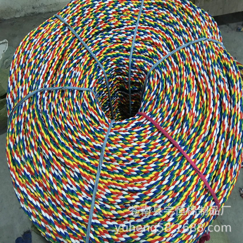 【厂家直销】10S漂白合股棉绳 三股棉绳