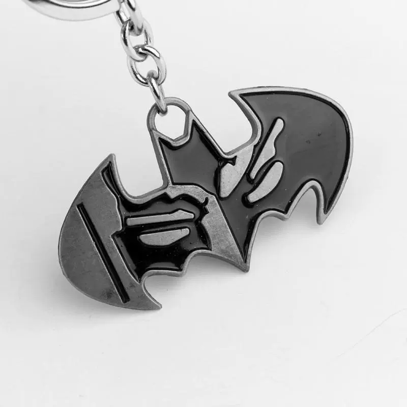 Retro keychain, car keys, pendant, Batman, creative gift