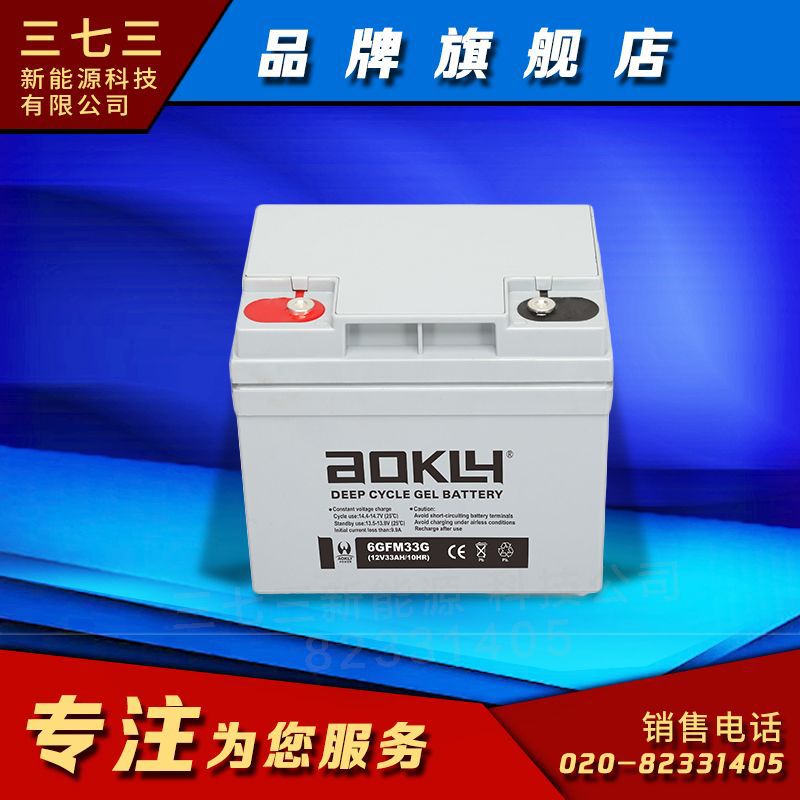 英德奥克莱阀控密封铅酸蓄电池6GFM33G 12v33ah aokly 广州工厂直