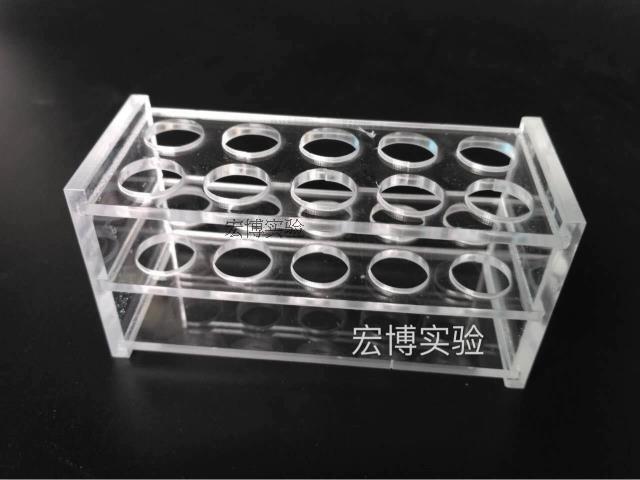 10ml有机玻璃采血管架 采血管试管架 血常规管架 生化管架10孔