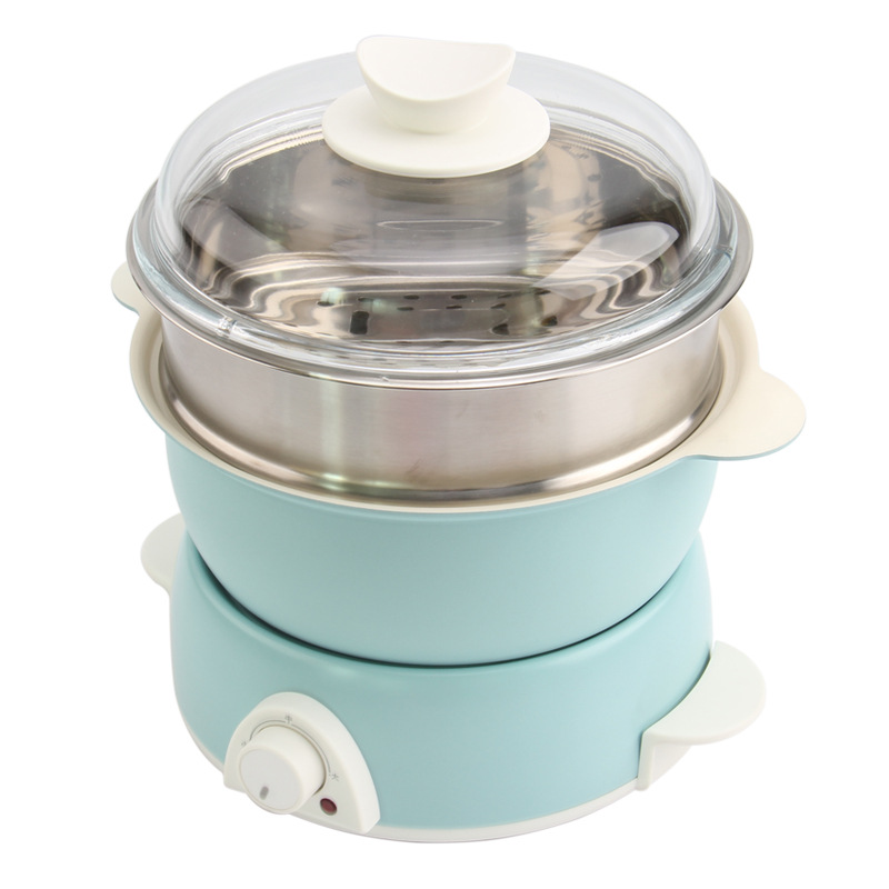 新款分体电煮锅家用宿舍煮面小电锅小火锅迷你1-3人礼品批发代发