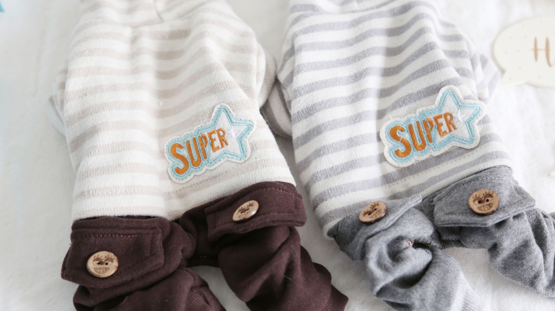 魔术帽条纹四脚衣