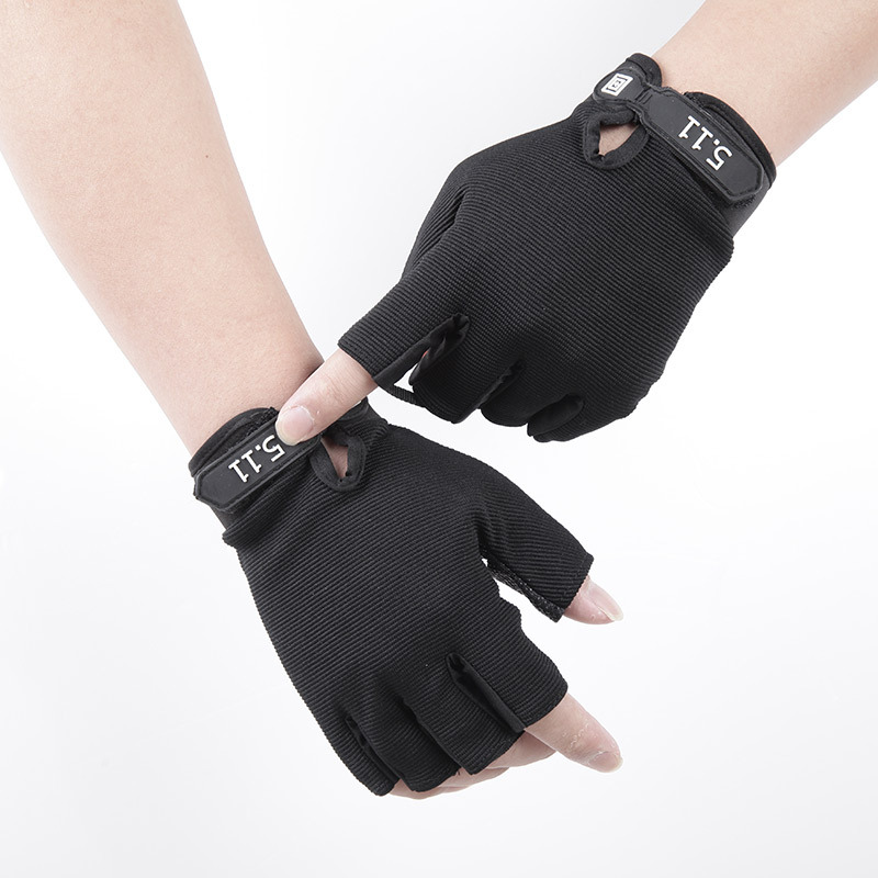 批發511戰術半指手套男女戶外騎行登山格鬥軍迷手套防滑透氣薄款