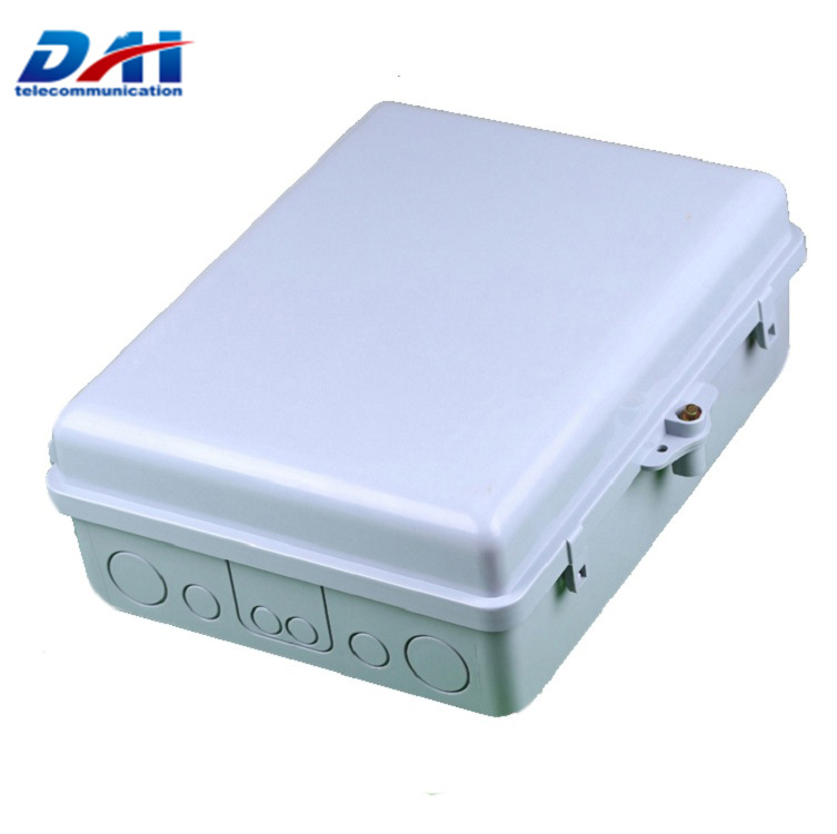 大华通信1分16插片式分光箱光纤分纤箱室内外挂壁抱杆分光路箱