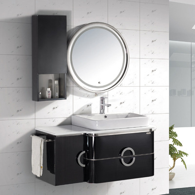 佛山厂家定制不锈钢浴室柜北欧风洗漱台洗手台别墅酒店可开专票