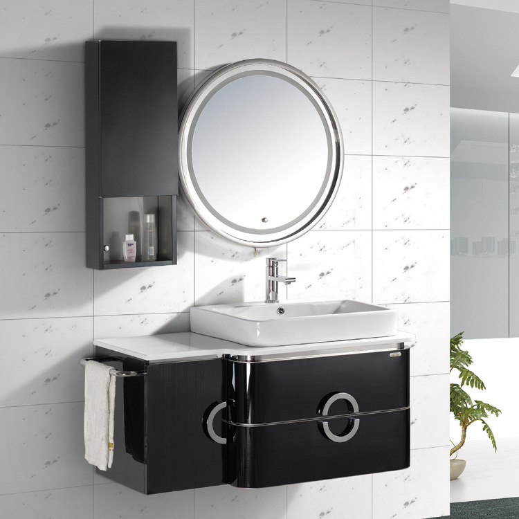 佛山厂家定制不锈钢浴室柜北欧风洗漱台洗手台别墅酒店可开专票