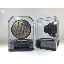 新款水晶藍牙音箱戶外 無線便攜式磁吸對箱低音炮創意迷你TWS音響