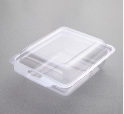 Transparent packaging box