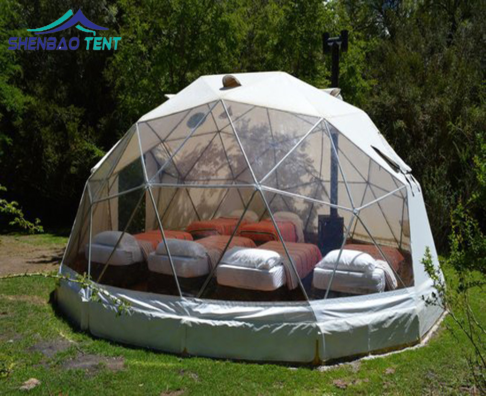 户外露营星空帐篷酒店 广场活动半球形篷房 景区野奢住宿泡泡屋