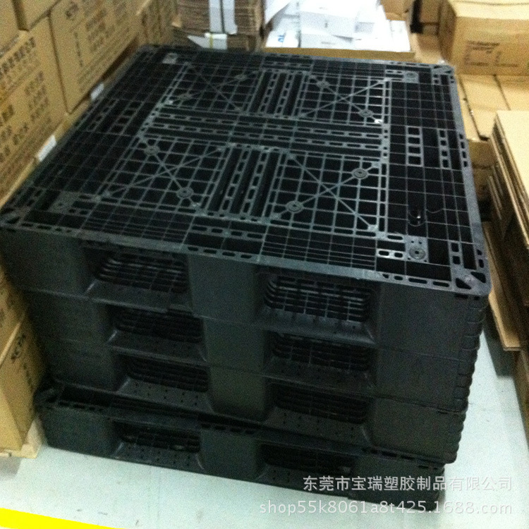 宝瑞塑胶供应 加厚防静电田字形卡板 网格防潮耐用周转卡板