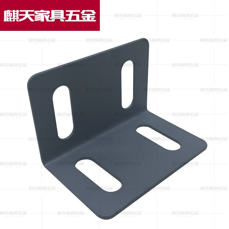 Manufacturer's direct bed corner code 8x10 four -hole bed corner code L shaped thick -angle code furniture connection fixed parts
